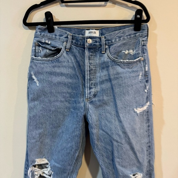 Agolde 90s Jean Mid Rise Loose Fit Fall Out - Picture 3 of 9